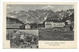 Gruss vom Hotel Rietbad (SG) Toggenburg  Lichtensteiger 1917