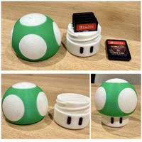 🍄 Nintendo Switch Spielehalter – Pilz Design – 3D-Druck