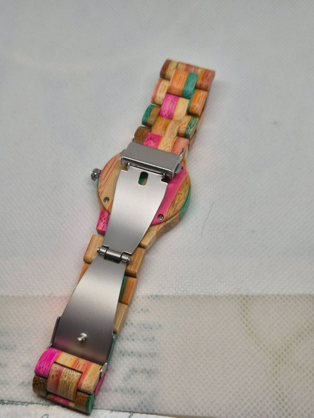 Orologi: Holzuhr Damen Bunt NEU OVP / Orologio Legno Donna Nuovo – Nuovo e nell'imballaggio originale da Losone venduto da bal_gfp6 8