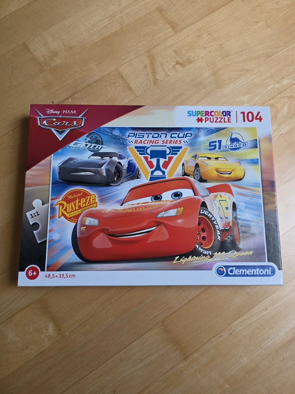 Puzzle 104 Teile Disney Cars Lightning Mc Queen, 6+ (Neu (gemäss ...