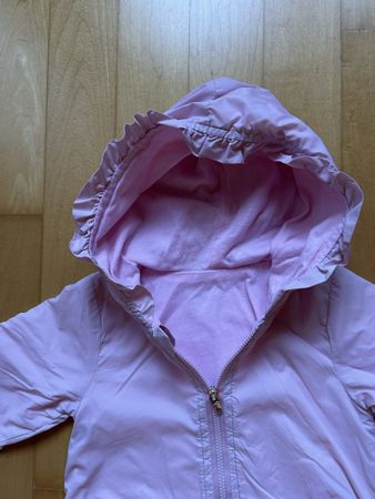 EVO Jacke mit Kapuze, rosa, Grösse 74