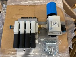 FESTO Ventilplatte mit Druckregler NEU / OVP