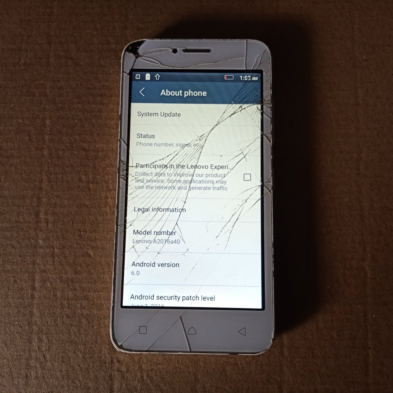Lenovo Handys / Smartphones: Android Lenovo A2016a40 ohne Lock: Digitizer beschãdigt – Gebraucht aus Winterthur von Opusco 3