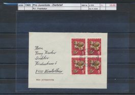 1965 Pro Juventute - Zierbrief