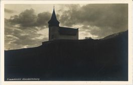 Antike Ansichtskarte Frauenkirchli Davos (GR)
