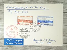 TR12 Carte Postale + Timbre Suisse 1939
