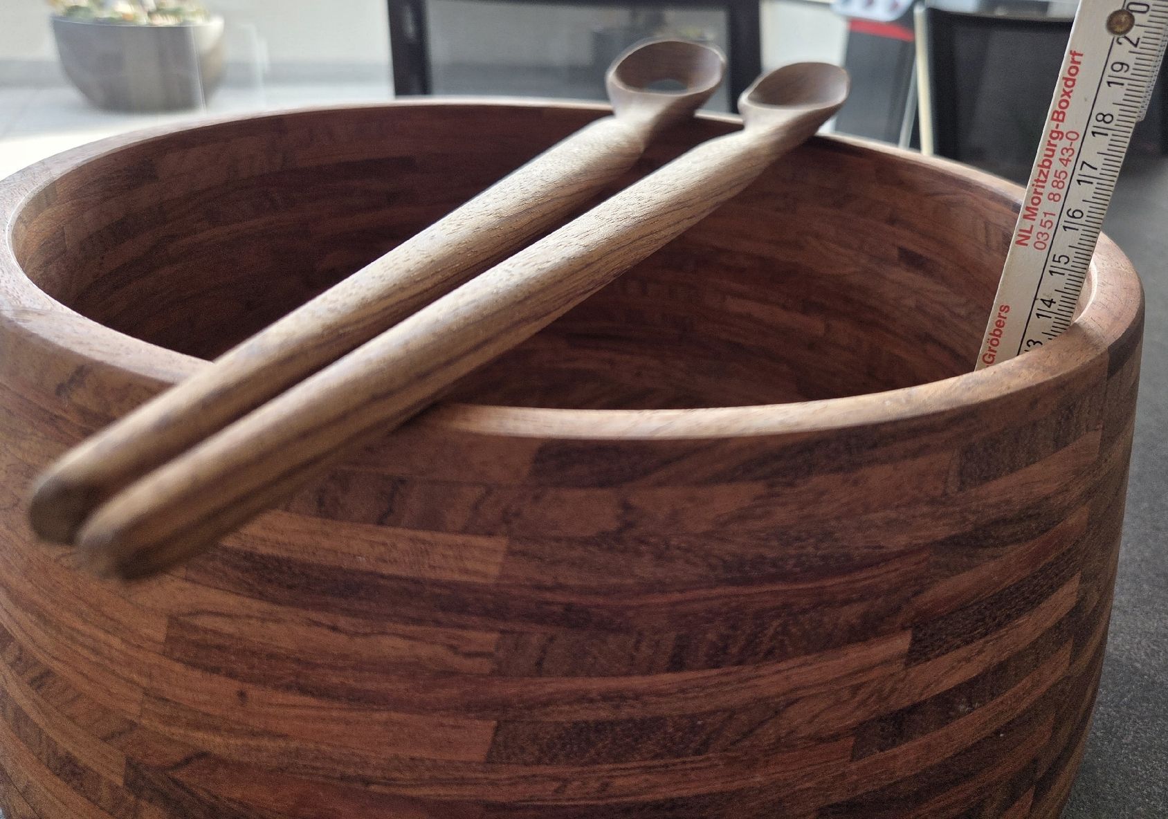 Schalen: Grosse Holzschüssel, Salatschale – Gebraucht aus Klingnau von Groofty69 2