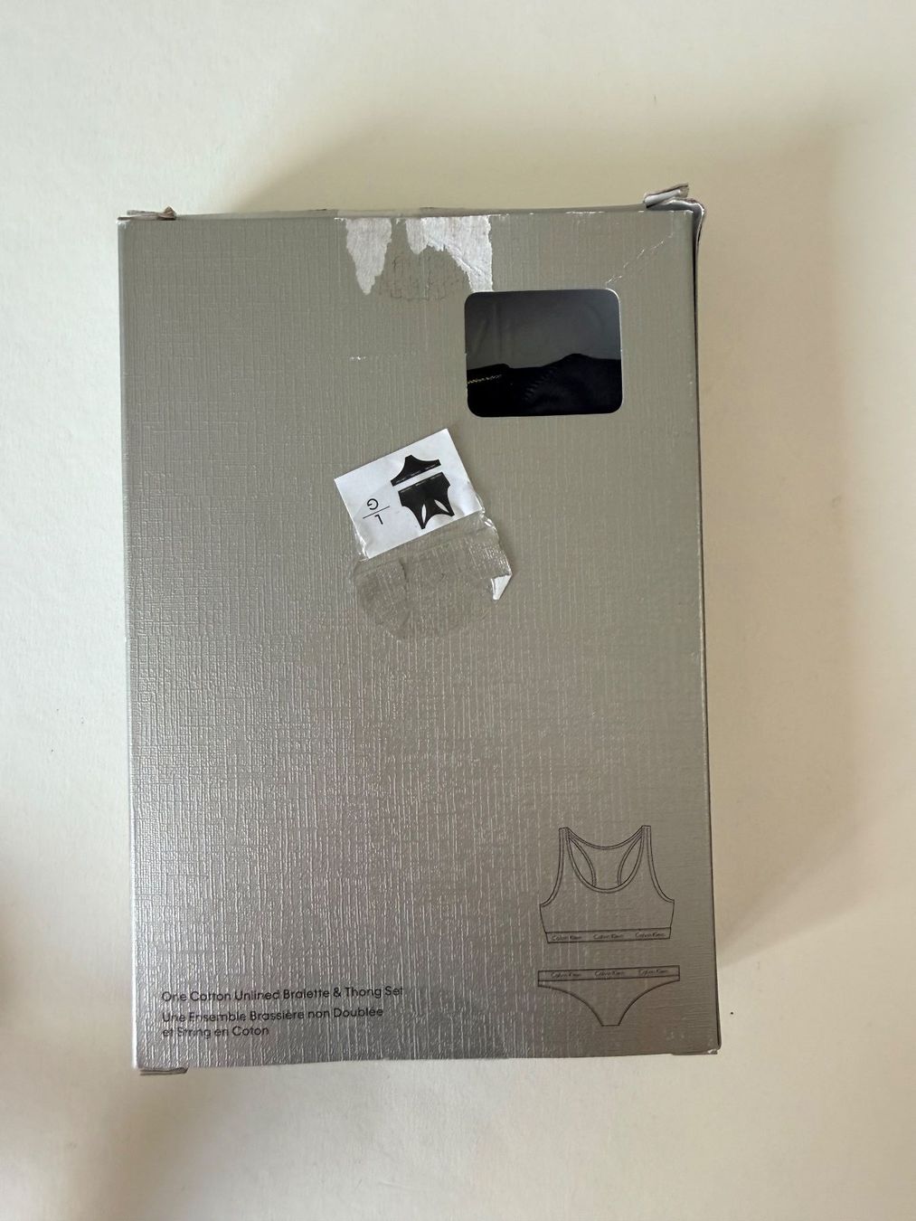 Calvin Klein Altra biancheria intima: CALVIN KLEIN, Bralette und String, Grösse L, Schwarz (Set) – Nuovo e nell'imballaggio originale da Rudolfstetten venduto da gst_g7xl 2