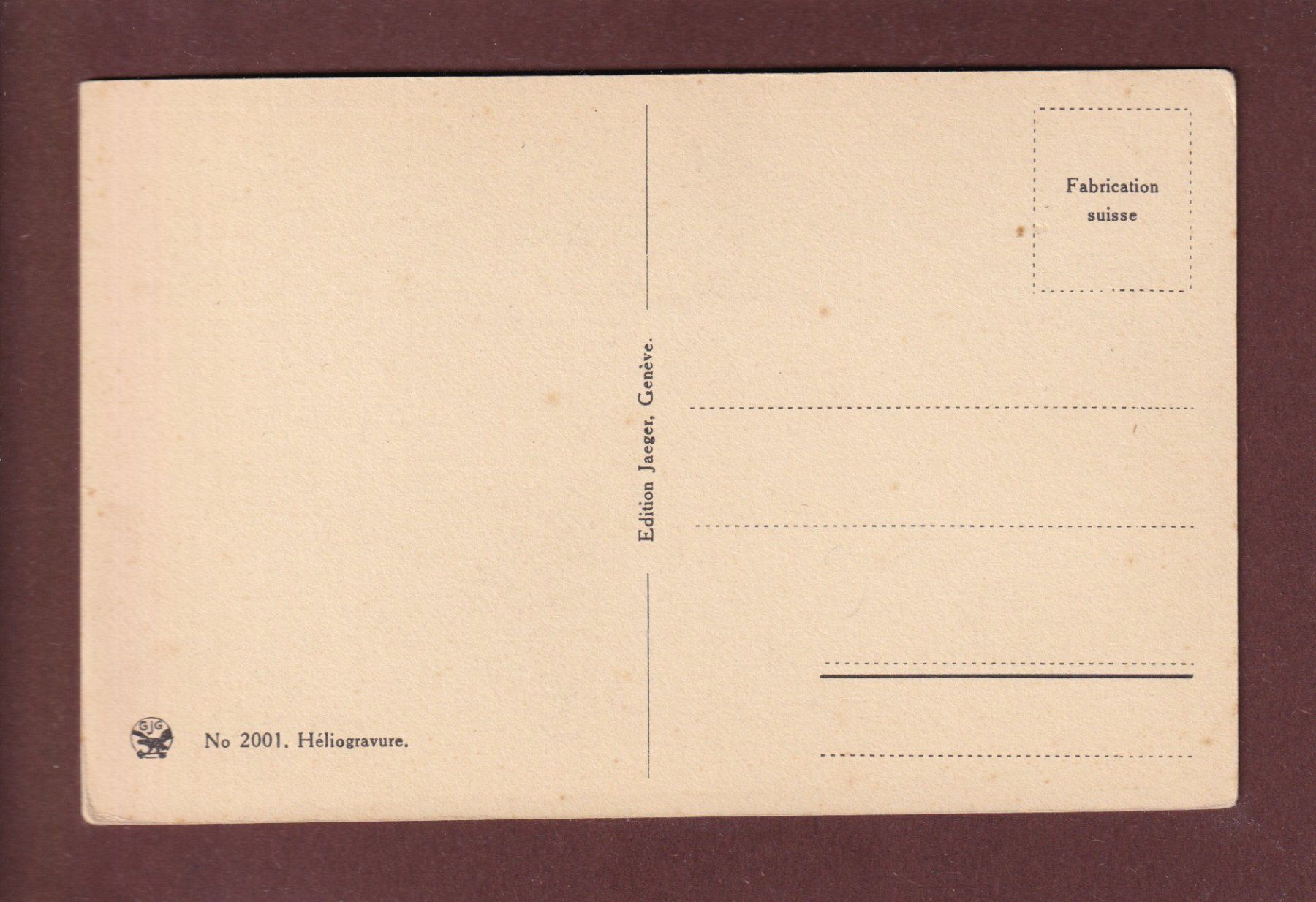 Cartoline postali: GENEVE - Île Rousseau - Tram – Usato da Pully venduto da nicecards 1