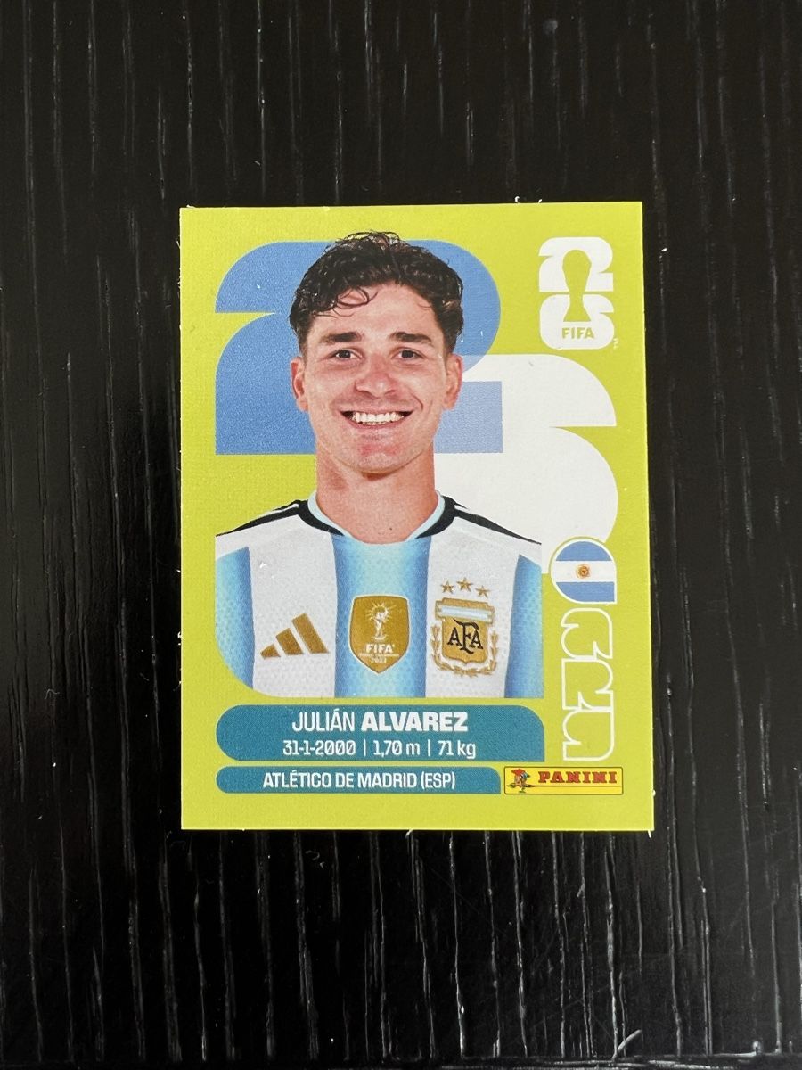 Panini Carte collezionabili: Panini WC 2026 - Julian Alvarez – Nuovo e nell'imballaggio originale da Sainte-Croix venduto da Caramel31