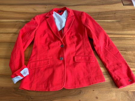 TOMMMY HILFIGER knallroter Blazer Grösse 10 / 38 NWT