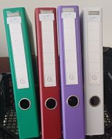 Lot de 4 x classeurs A4 rigide, Exacompta
