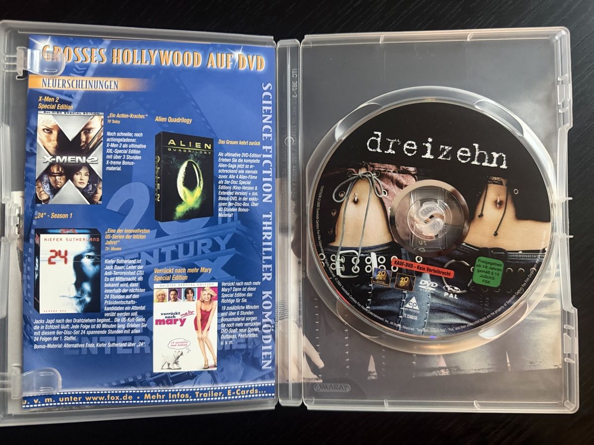 Tous les DVDs: Dreizehn" FSK 16 mit Extras guter Zustand – D'occasion à Lausen par EisAmStiel94 2