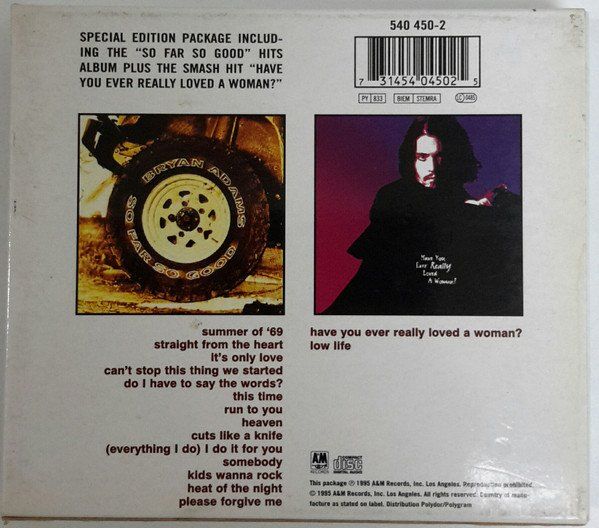 CDs: Bryan Adams–So Far So Good - Special Edition CD & CD Single! – D'occasion à Brittnau par Zibu 2