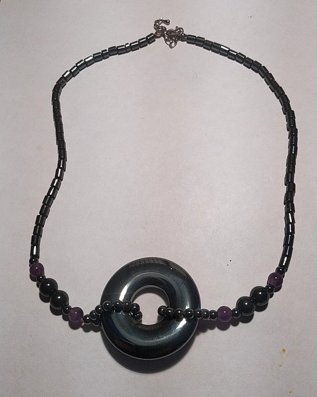 Catenine: Hämatit Kette Ring 42cm – Nuovo e nell'imballaggio originale da Münchenbuchsee venduto da Daniel0133