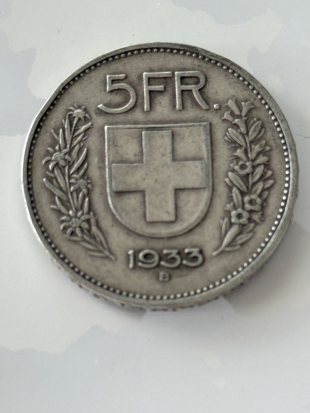 Tutti le monete: 5 Franken 1933  Silber – Usato da Wallisellen venduto da SWISS_SILVER1 1