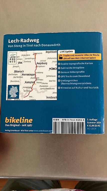 Libri: Radführer Lechradweg – Usato da Eschlikon TG venduto da ritschi90 1