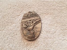Plakette Fasnacht Basel 1989 Silber