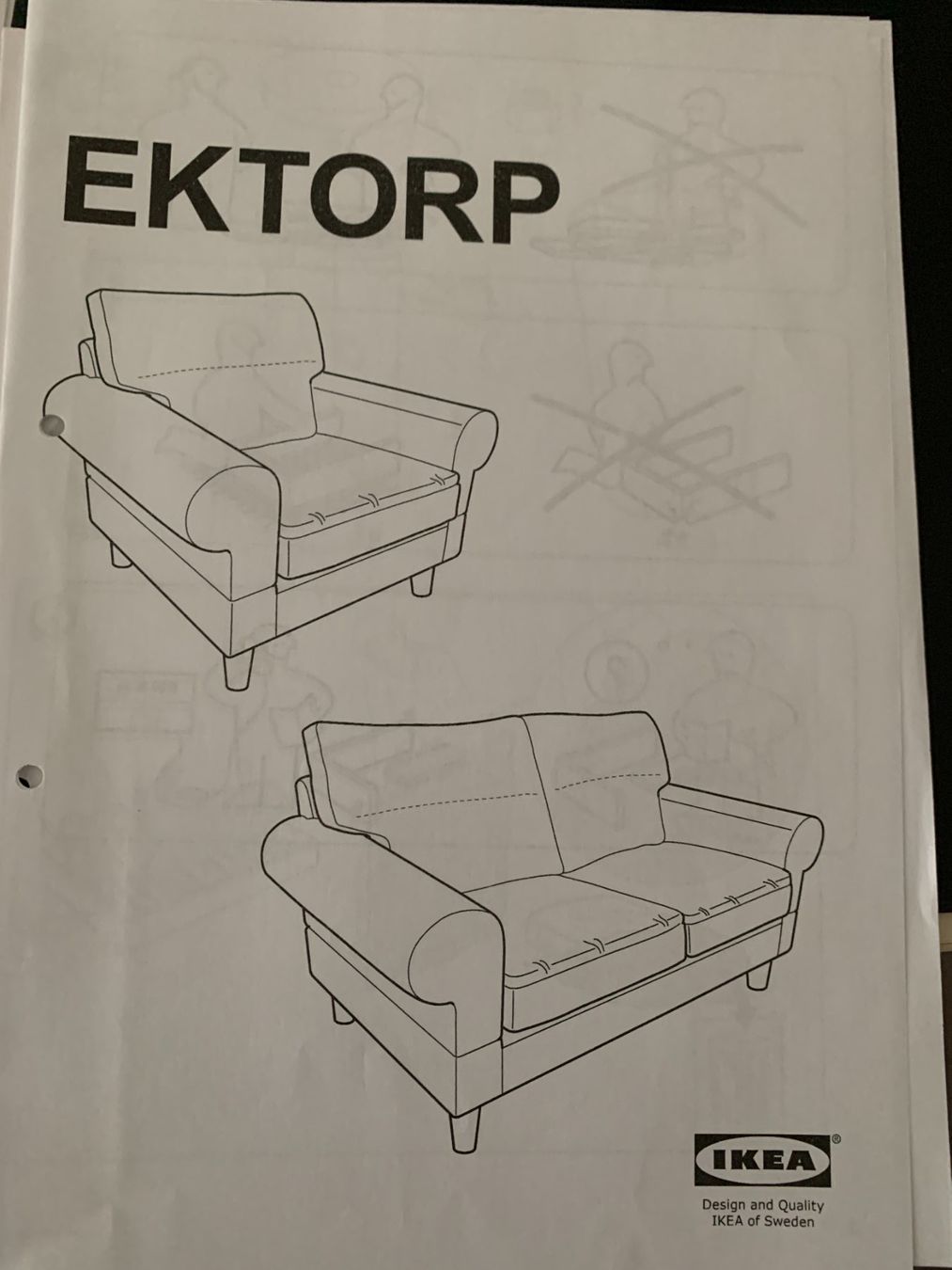 Ikea Poltrone: Sessel IKEA Ektorp dunkelgrau **SCHNÄPPCHEN** – Usato da Waldkirch venduto da kanada015 5