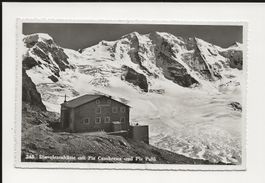 AK 1954 Diavolezzahütte mit Piz Cambrena und Piz Palü 🏞️