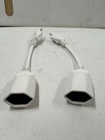 2x Adapter Kabel / Stromkabel, weiss (C346)