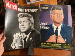 Kennedy JFK Paris Match l'Illustré 1963