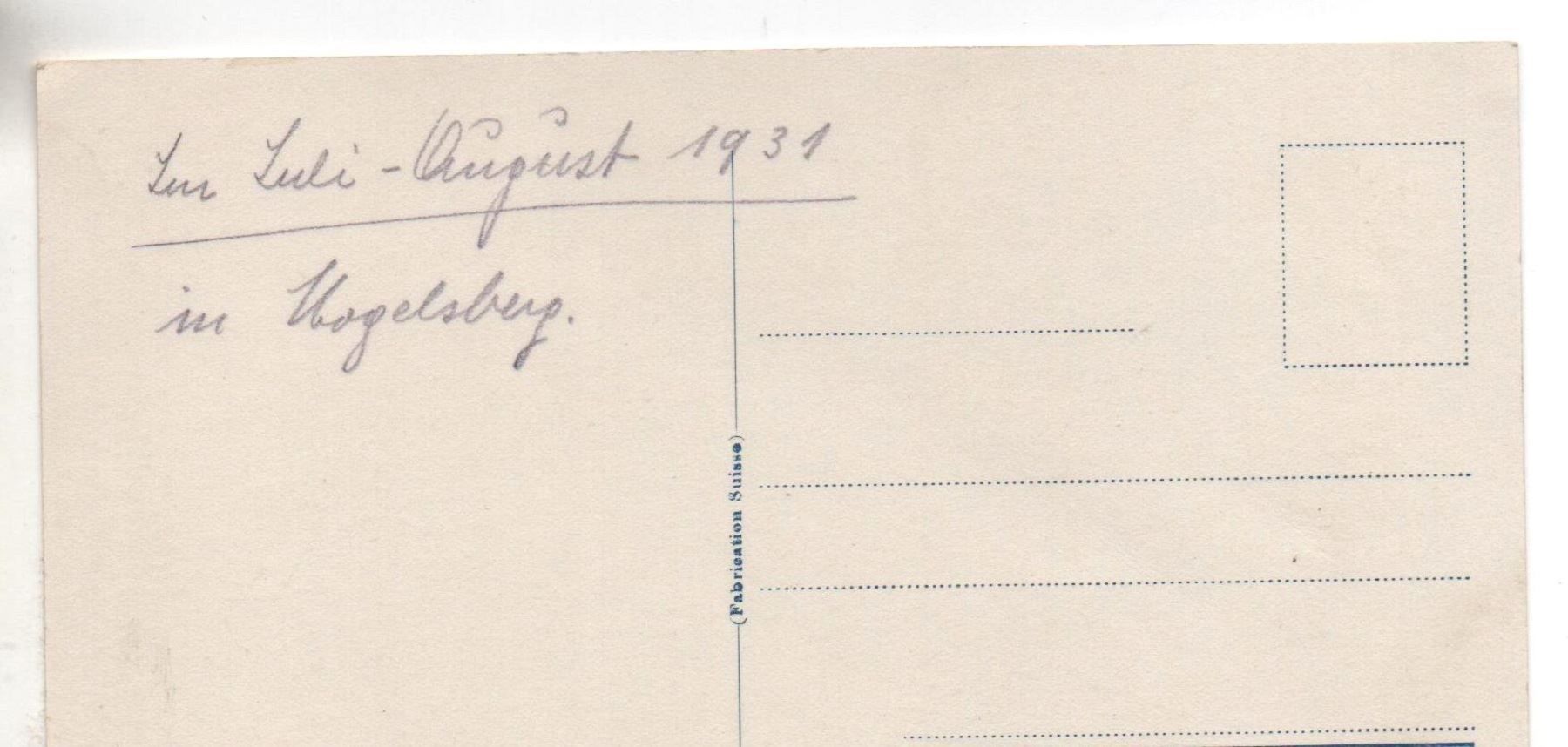 Cartes postales: MOGELSBERG Erholungsheim – D'occasion à Jona par philajona 1