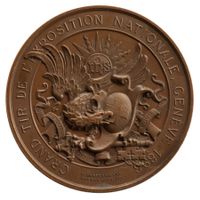 Schützenmedaille 1896 Genève Grand tir de l'exposition natio