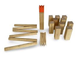 KUBB schwedisches Wurf- & Geschicklichkeitsspiel