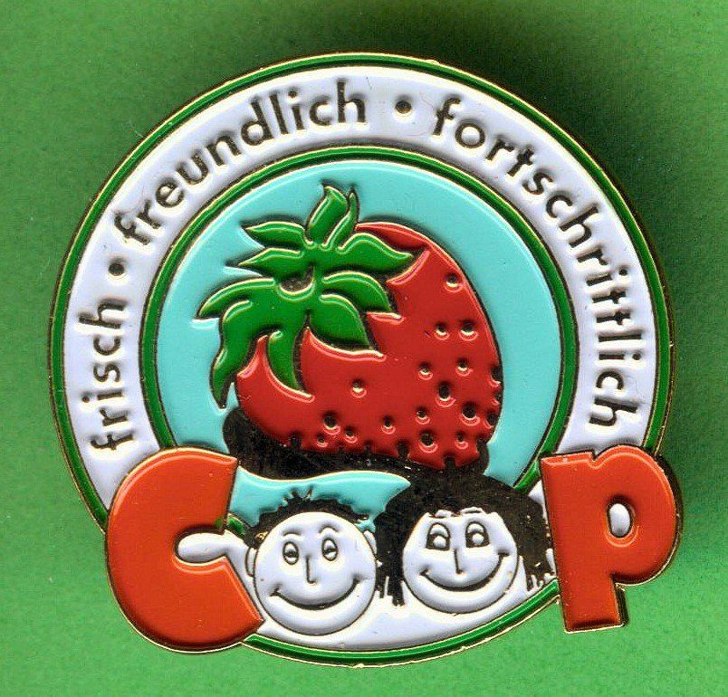 Placchette & Badge: Coop  Erdbeer – Usato da Winterthur venduto da Sammleroase
