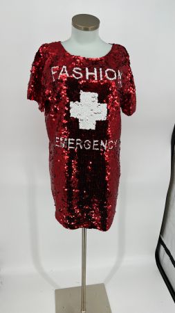 Muah Muah  KLEID AUS PAILLETTEN,  L