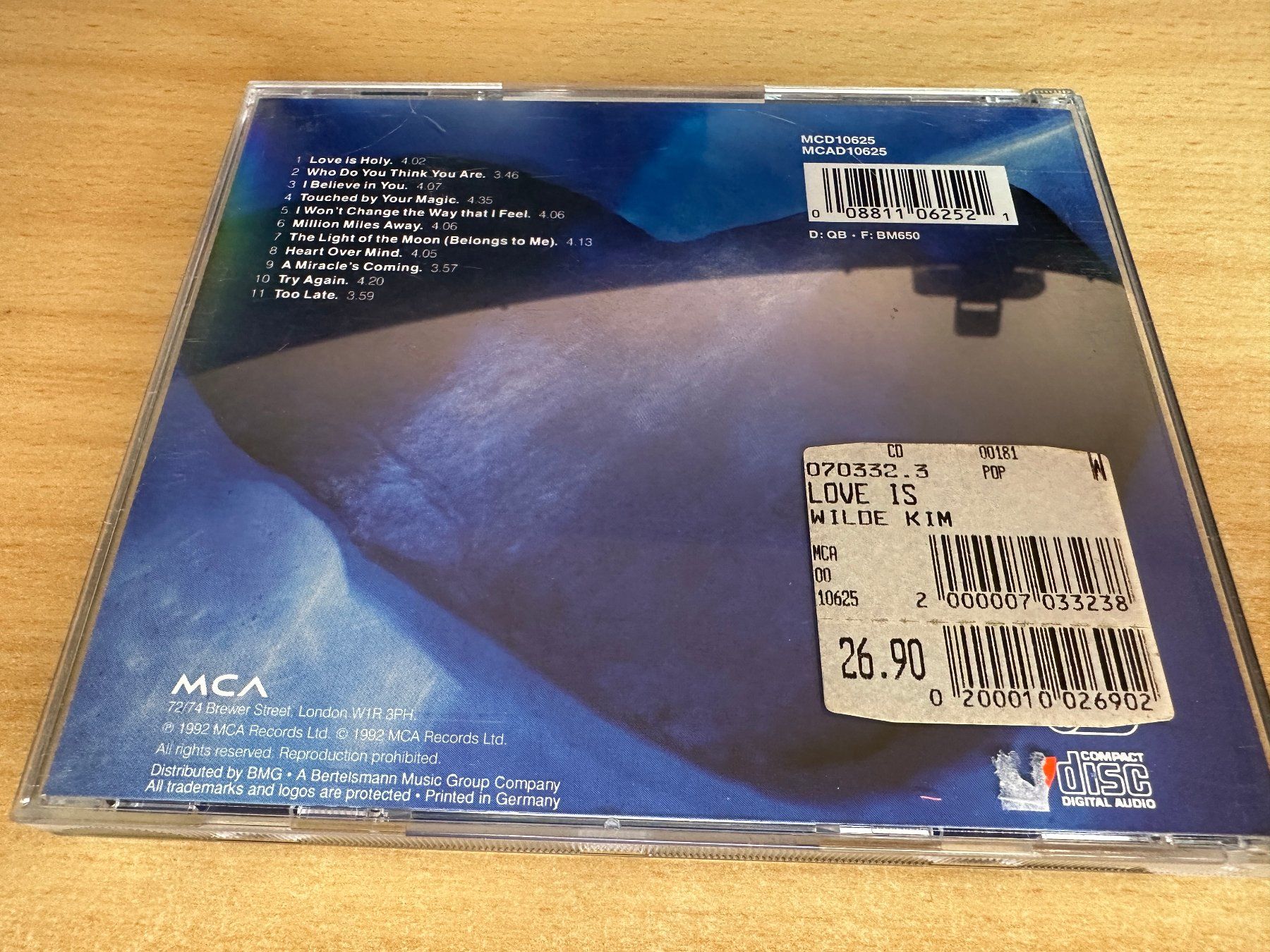 CDs: P4 Kim Wilde – Love Is – Gebraucht aus Rikon im Tösstal von Alpenmutz 1