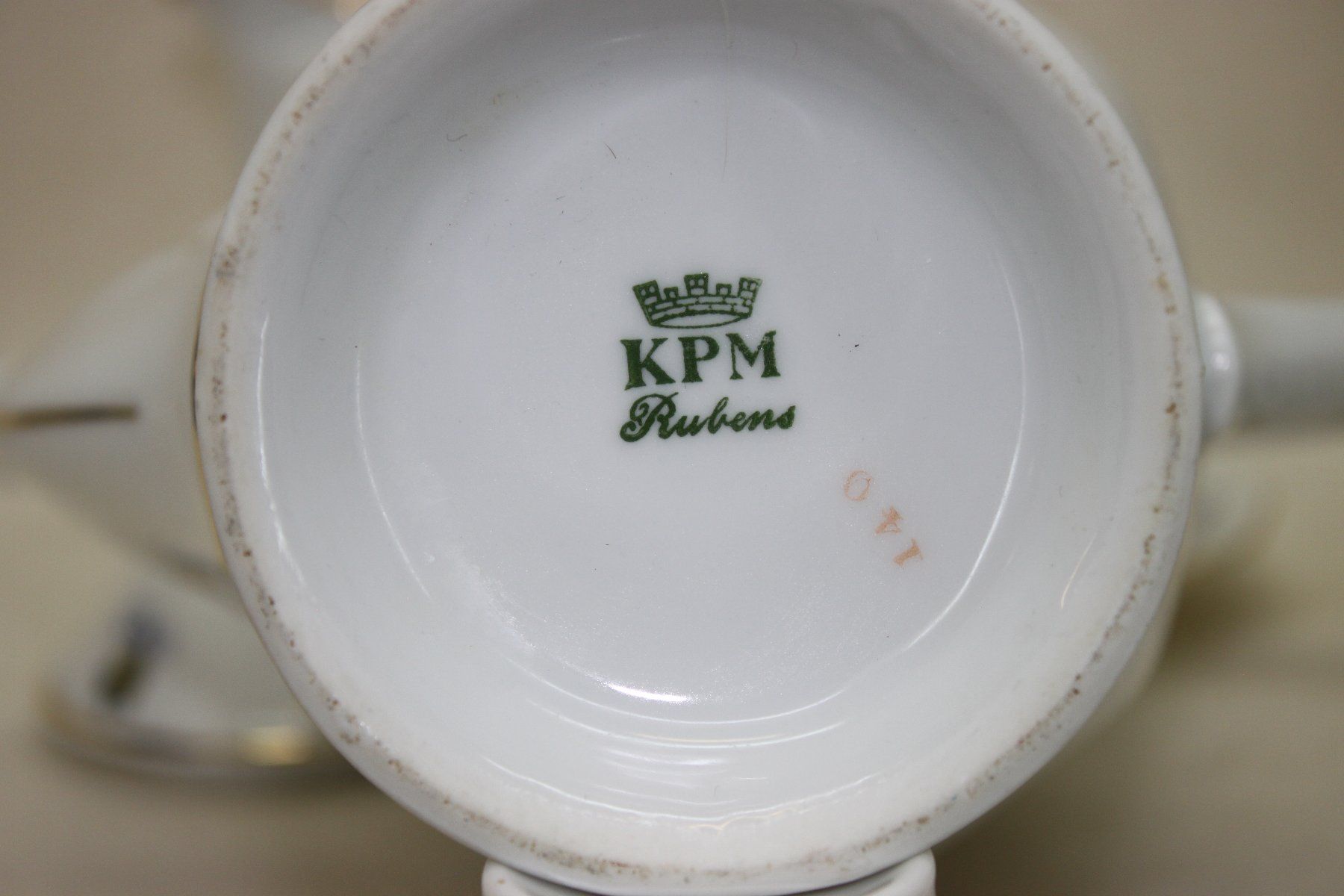 KPM Set di piatti: KPM Mocca Set – Usato da Thun venduto da Fbchm 1
