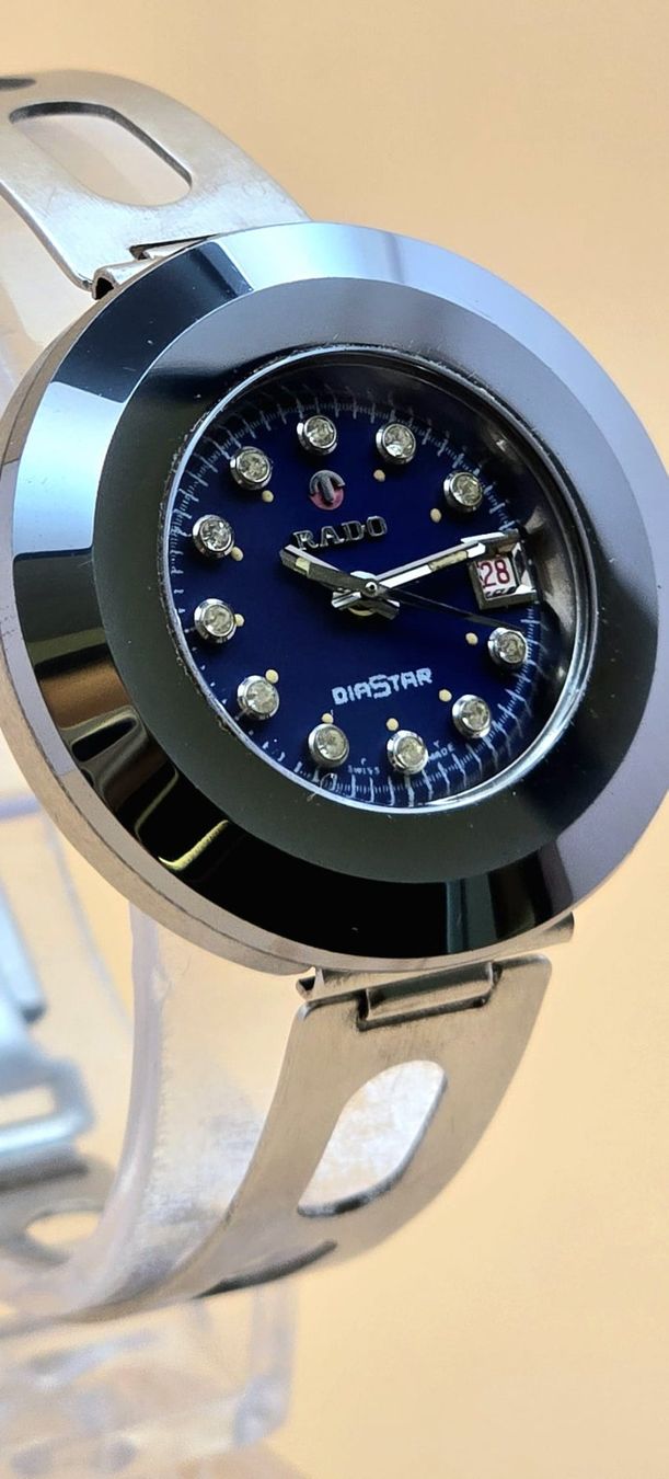 Rado Orologi: RADO VINTAGE DIASTAR - DATE AUTOMATIC  DIAMANTMARKIERUGEN – Usato da Neftenbach venduto da Taschen-Uhren