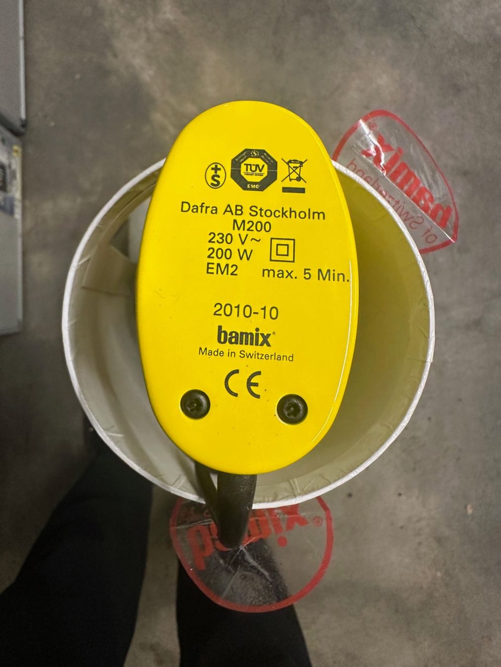 Bamix Küchengeräte: Stabmixer BAMIX 200W, neu – Neu und originalverpackt aus Amriswil von H.P.Allemann 2