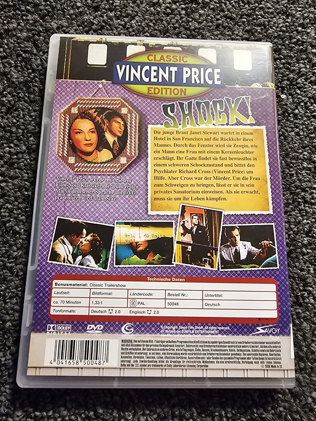 Tutti i DVDs: Vincent Price Shock (21486) – Usato da Ruswil venduto da jan_bxl5 1