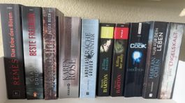 10 Taschenbücher Krimi und Thriller Konvolut