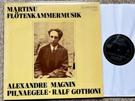 Martinu Flötenkammermusik - Magnin Naegele  LP GEWASCHEN TOP