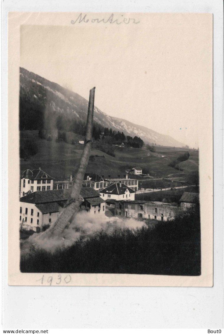 Cartoline postali: Moutier démolition de la cheminée – Usato da Alle venduto da Bout0