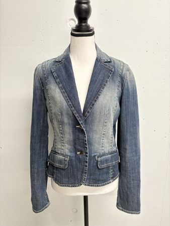 Boss Jeansblazer Gr. 36 Blazer Jeans Jeansjacke blau Vintage