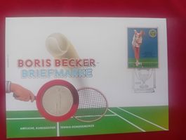 Numisbrief Boris Becker - Andorra selten