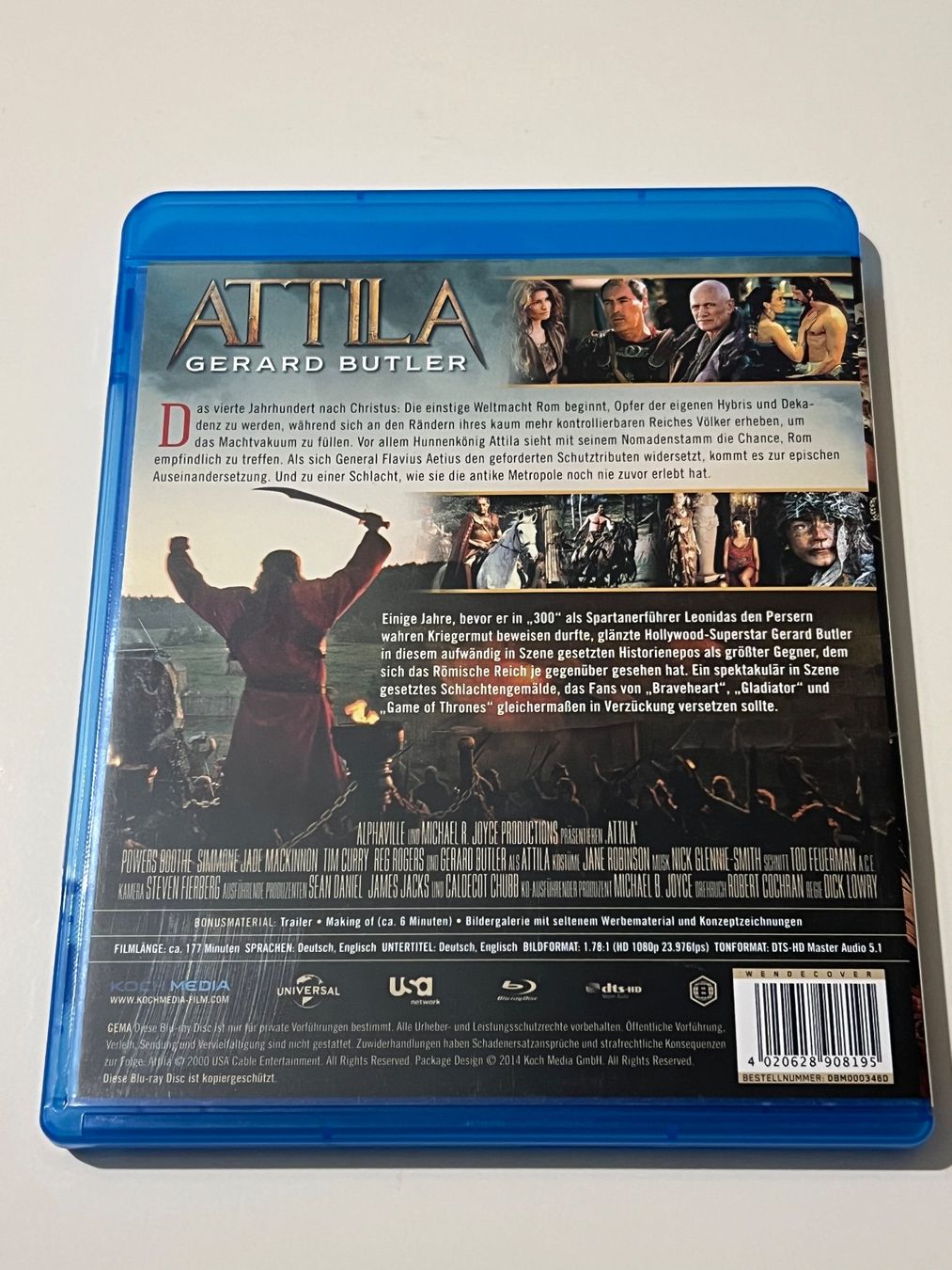 Alle DVDs: Attila mit Gerard Butler - Blu-Ray – Gebraucht aus Altstätten SG von sheamus 1