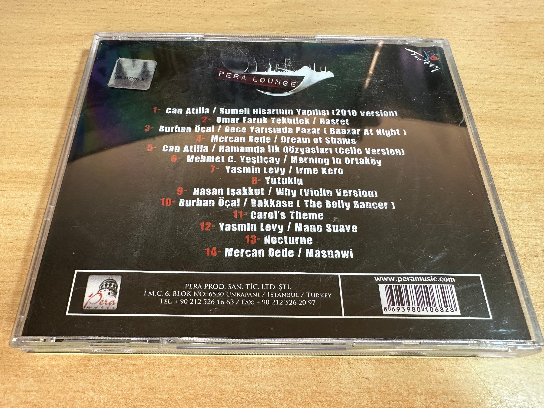 CD: H1 Various – Pera Lounge – Usato da Rikon im Tösstal venduto da Alpenmutz 1