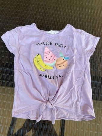 Mädchen T-Shirt mit Früchte 122/128