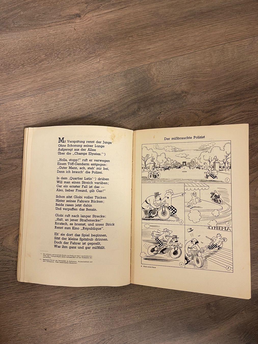 Fumetti: Globi erlebt Paris, 1946, 1. Auflage – Usato da Basel venduto da mariablanka 3