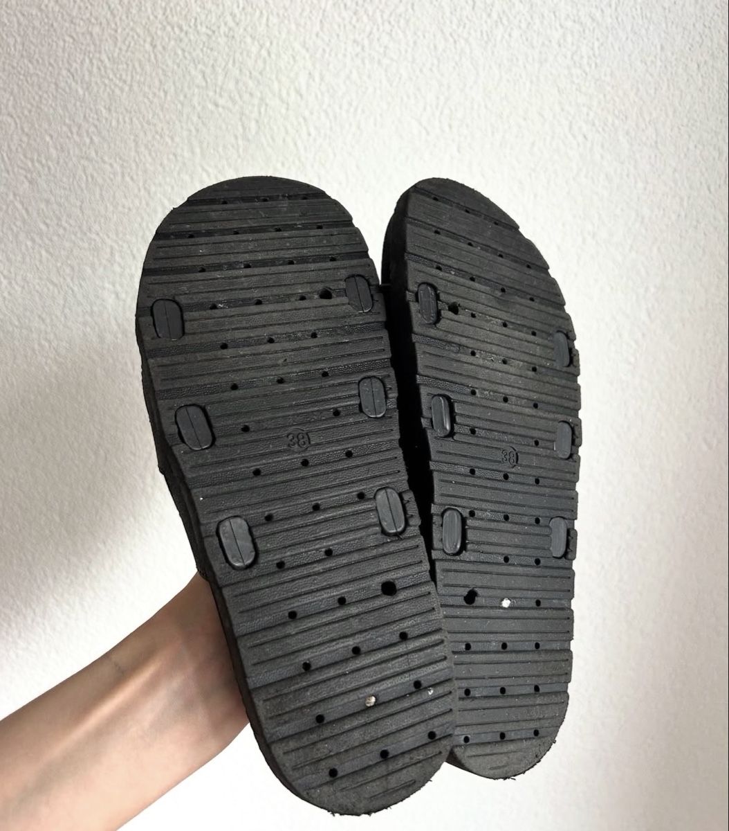 Scarpe da donna: Pantoletten Sandalen schwarz Grösse 38  – Usato da Chur venduto da faja7000 3
