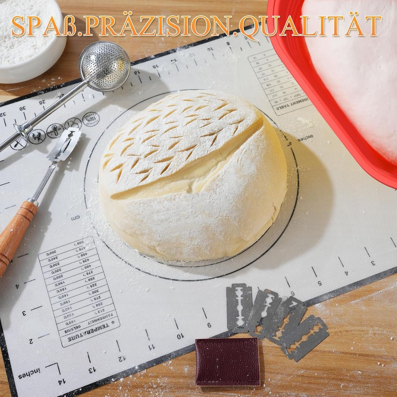 Elettrodomestici da cucina: Sauerteig Brotbackset Emailletopf Gärkorb Rund Rot – Nuovo e nell'imballaggio originale da Schaffhausen venduto da che_p9xl 3