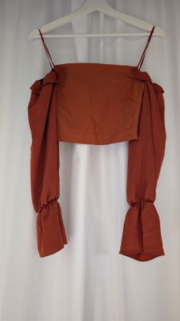 Crop Top Vesper, orange / rot, Grösse 36 guter Zustand