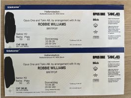 2 Sitzplatz-Tickets Robbie Williams 10.09.2026 Zürich