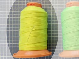 Nähfaden Gütermann Jeans / Leder 30 300m - 3835 neon gelb